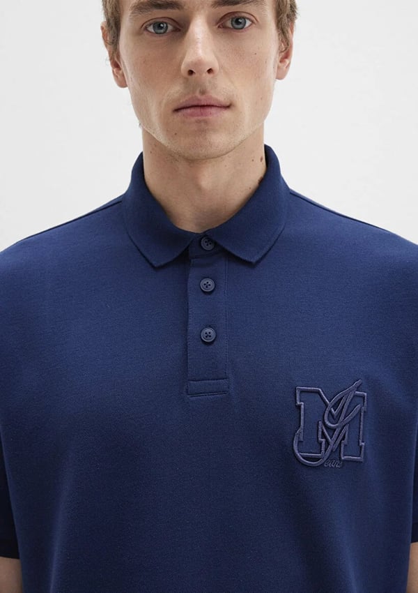 Mavi MJ POLO YAKA TİŞÖRT Pageant Blue Saks Erkek T-Shirt