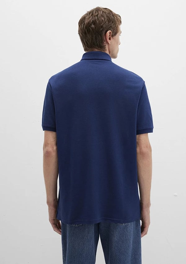 Mavi MJ POLO YAKA TİŞÖRT Pageant Blue Saks Erkek T-Shirt