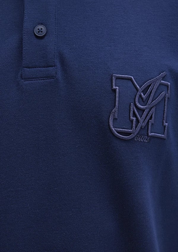 Mavi MJ POLO YAKA TİŞÖRT Pageant Blue Saks Erkek T-Shirt