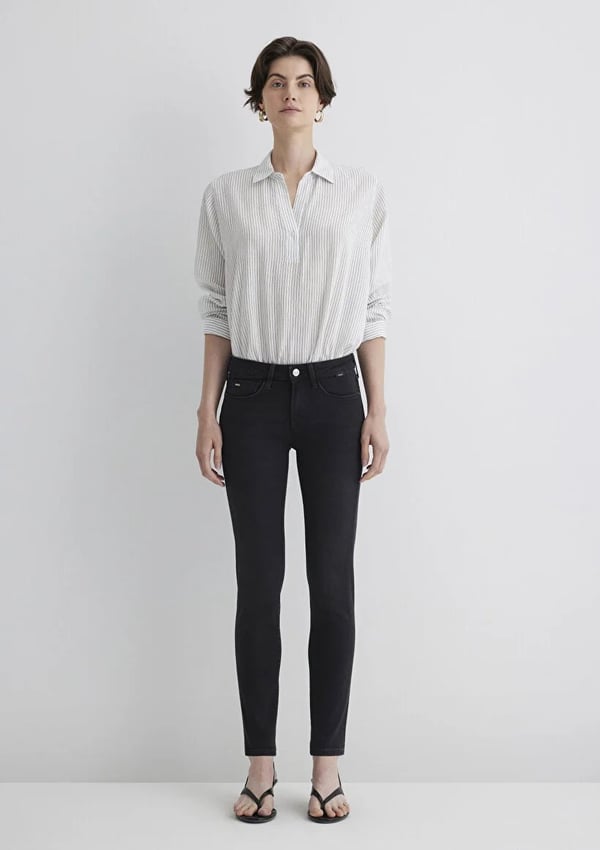Mavi MOLLY Mid Indigo Classic Denim Denim Kadın Kot Pantolon