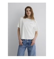 Mavi MV BASKiLi TİŞÖRT Hindistan Cevizi Beyaz Kadın T-Shirt