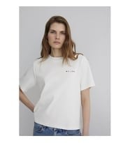 Mavi MV BASKiLi TİŞÖRT Hindistan Cevizi Beyaz Kadın T-Shirt