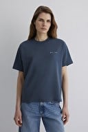 Mavi MV BASKiLi TİŞÖRT Koyu Lacivert Lacivert Kadın T-Shirt