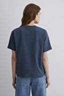 Mavi MV BASKiLi TİŞÖRT Koyu Lacivert Lacivert Kadın T-Shirt