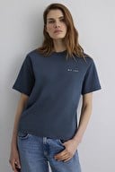 Mavi MV BASKiLi TİŞÖRT Koyu Lacivert Lacivert Kadın T-Shirt