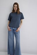 Mavi MV BASKiLi TİŞÖRT Koyu Lacivert Lacivert Kadın T-Shirt