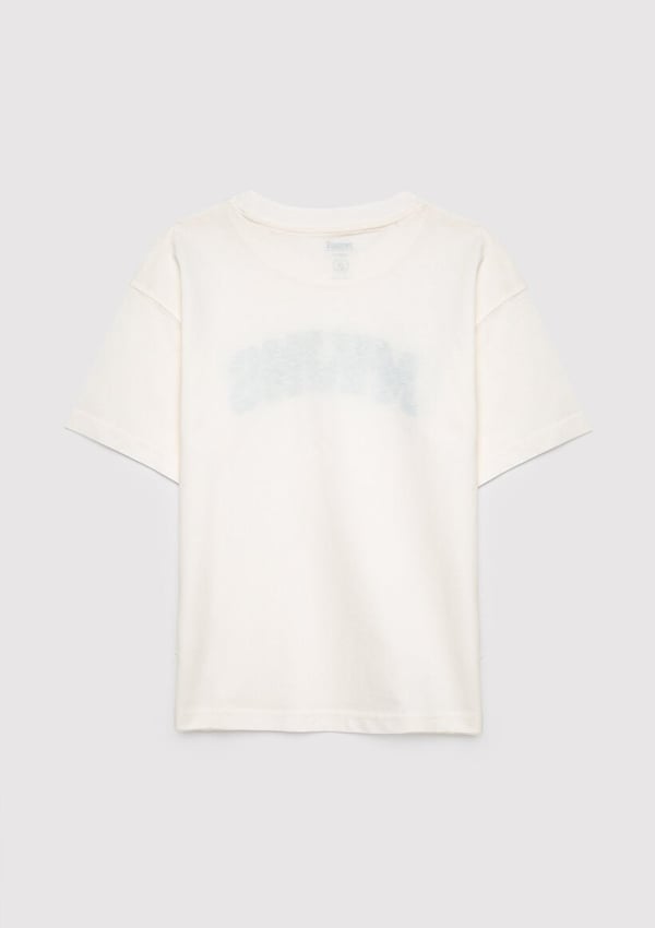 Mavi MVJNS BASKILI LOGO TİŞÖRT Kırık Beyaz Kırık Beyaz Erkek Çocuk T-Shirt