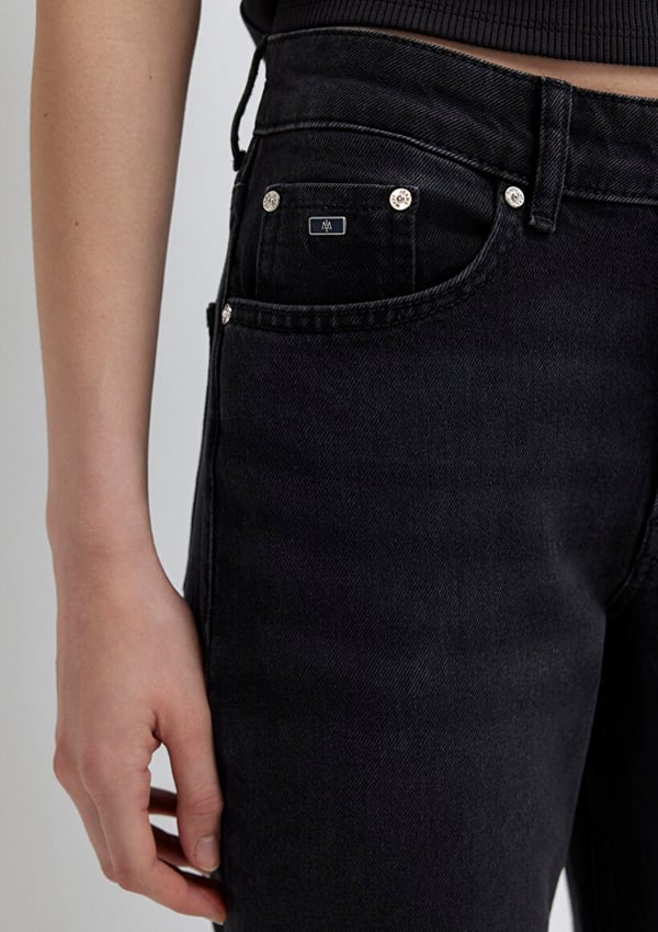 Mavi NEW YORK Smoke Classic Denim Siyah Kadın Kot Pantolon