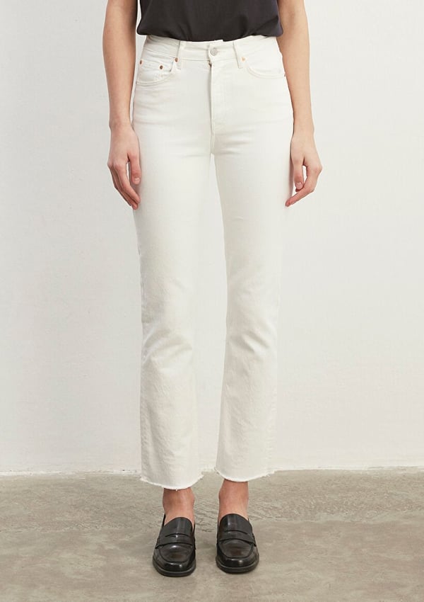 Mavi NEW YORK White Denim Beyaz Kadın Kot Pantolon