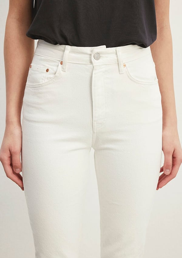 Mavi NEW YORK White Denim Beyaz Kadın Kot Pantolon