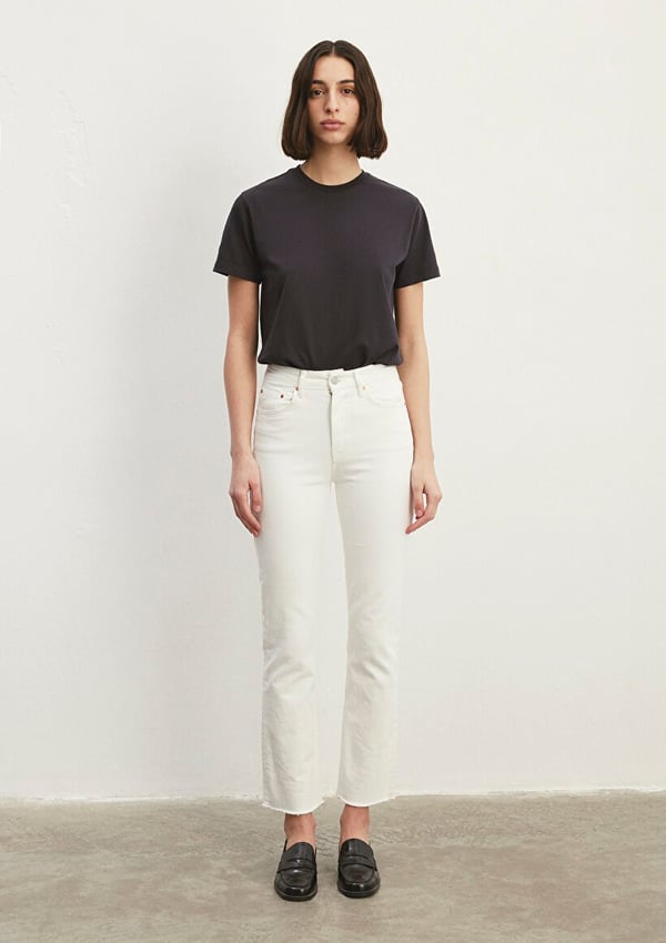 Mavi NEW YORK White Denim Beyaz Kadın Kot Pantolon