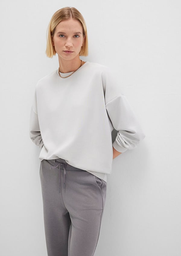 Mavi OVERSiZE SWEATSHiRT Acik Gri Gri Kadın Sweatshirt