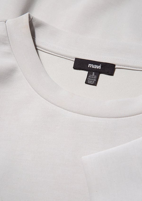 Mavi OVERSiZE SWEATSHiRT Acik Gri Gri Kadın Sweatshirt