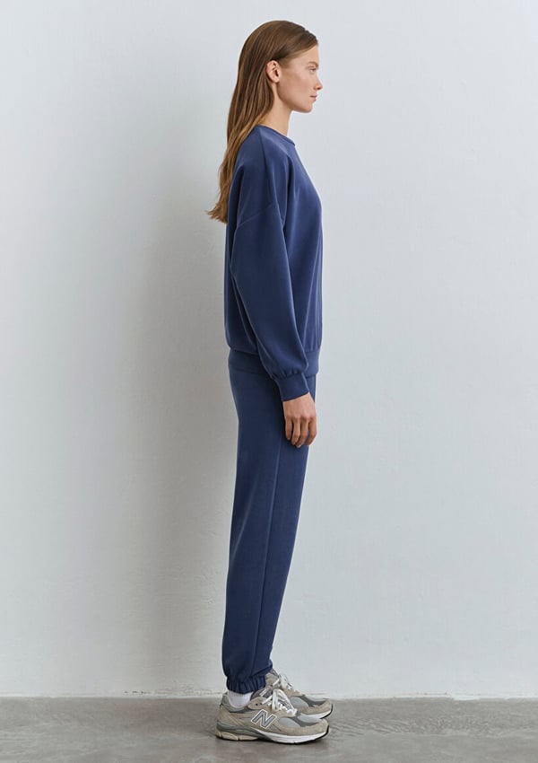 Mavi OVERSiZE SWEATSHiRT Derin Mavi Gri Kadın Sweatshirt