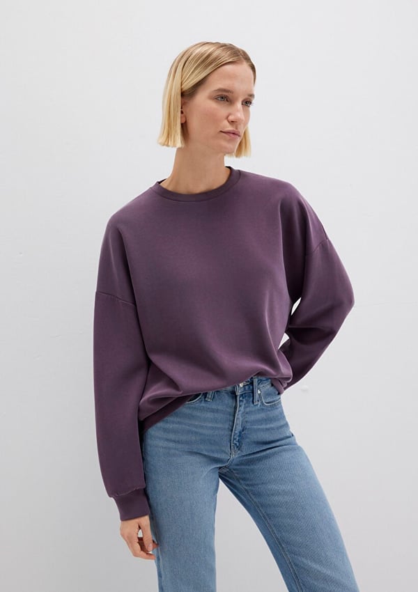 Mavi OVERSiZE SWEATSHiRT Rum Perfect Mor Kadın Sweatshirt