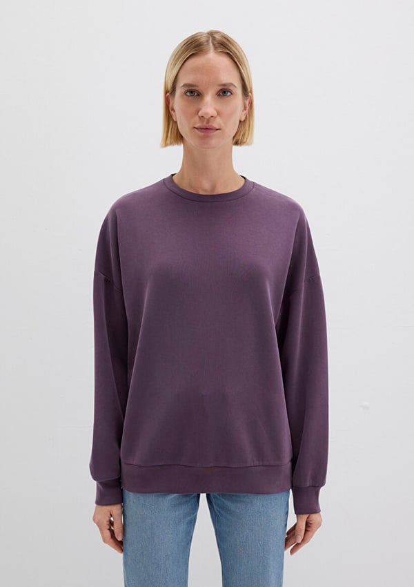 Mavi OVERSiZE SWEATSHiRT Rum Perfect Mor Kadın Sweatshirt