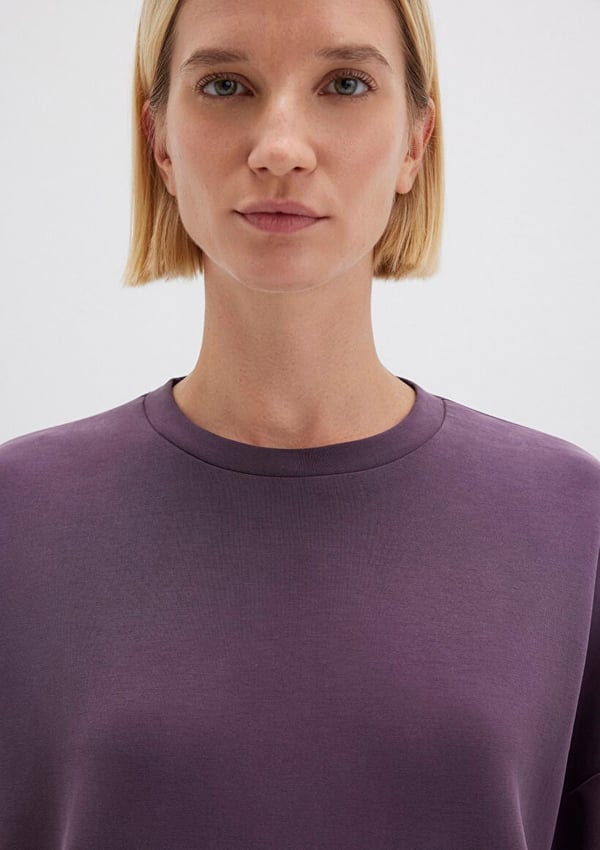 Mavi OVERSiZE SWEATSHiRT Rum Perfect Mor Kadın Sweatshirt