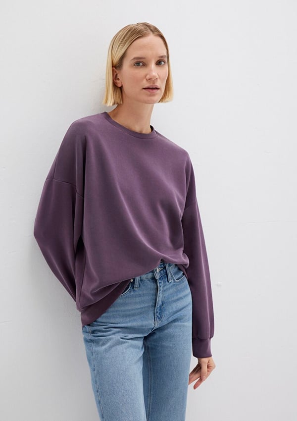 Mavi OVERSiZE SWEATSHiRT Rum Perfect Mor Kadın Sweatshirt