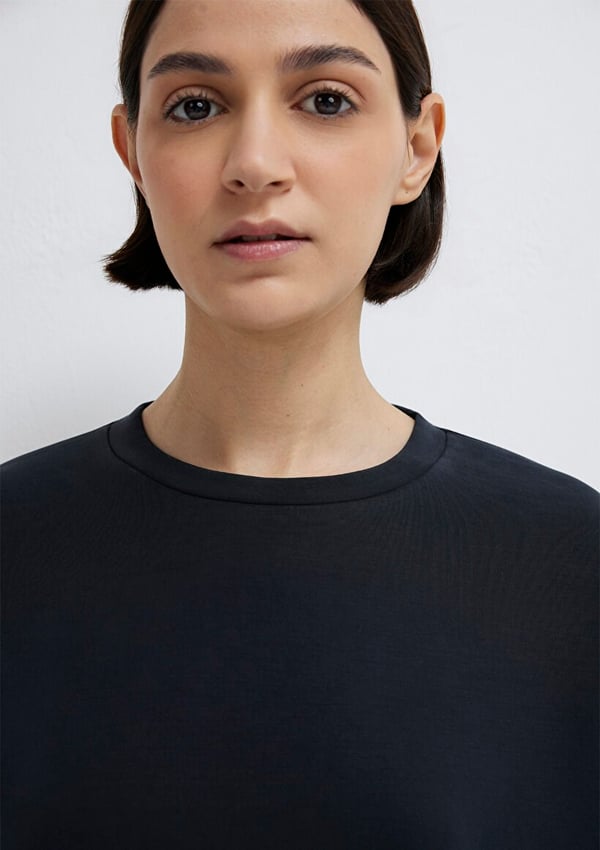 Mavi OVERSiZE SWEATSHiRT Siyah Siyah Kadın Sweatshirt