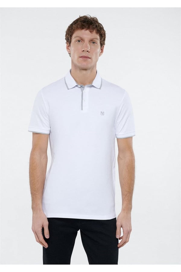 Mavi POLO TİŞÖRT Beyaz Beyaz Erkek T-Shirt
