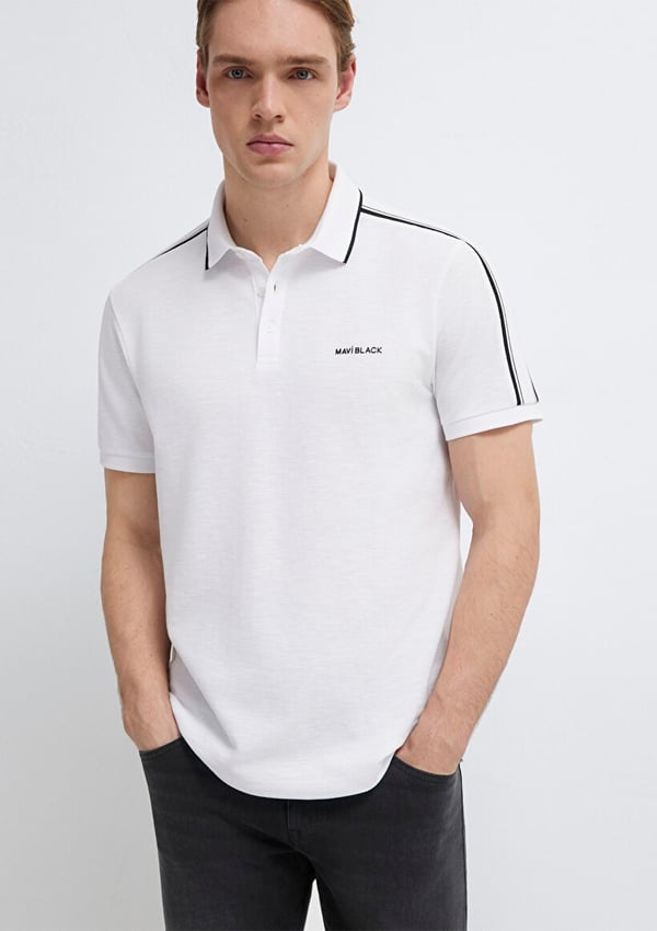 Mavi POLO TİŞÖRT Beyaz Beyaz Erkek T-Shirt