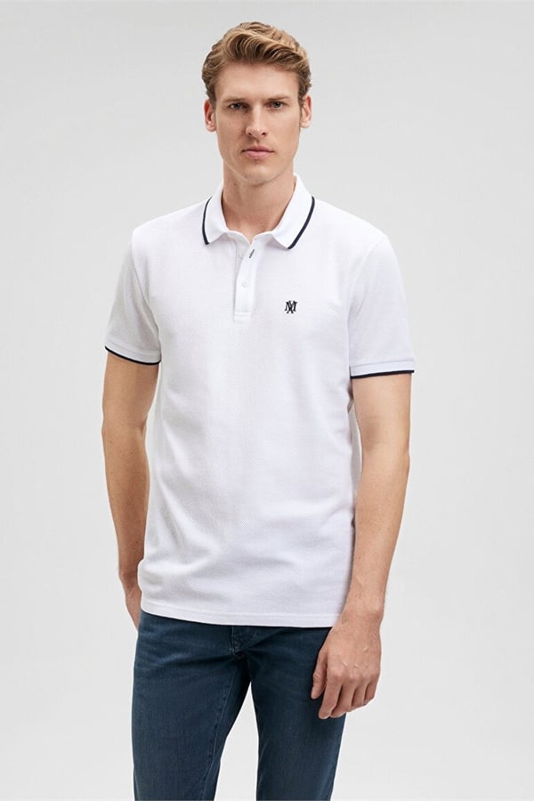 Mavi POLO TİŞÖRT Beyaz Beyaz Erkek T-Shirt