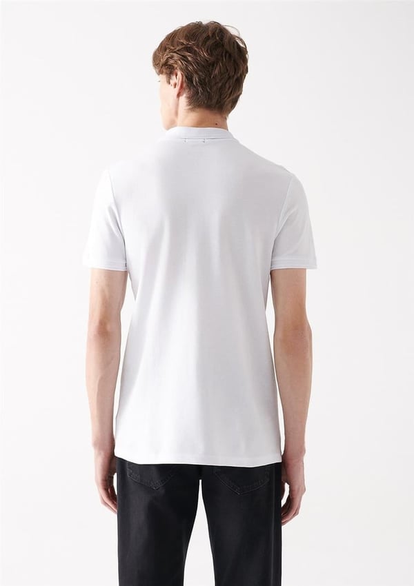 Mavi POLO TİŞÖRT Beyaz Beyaz Erkek T-Shirt
