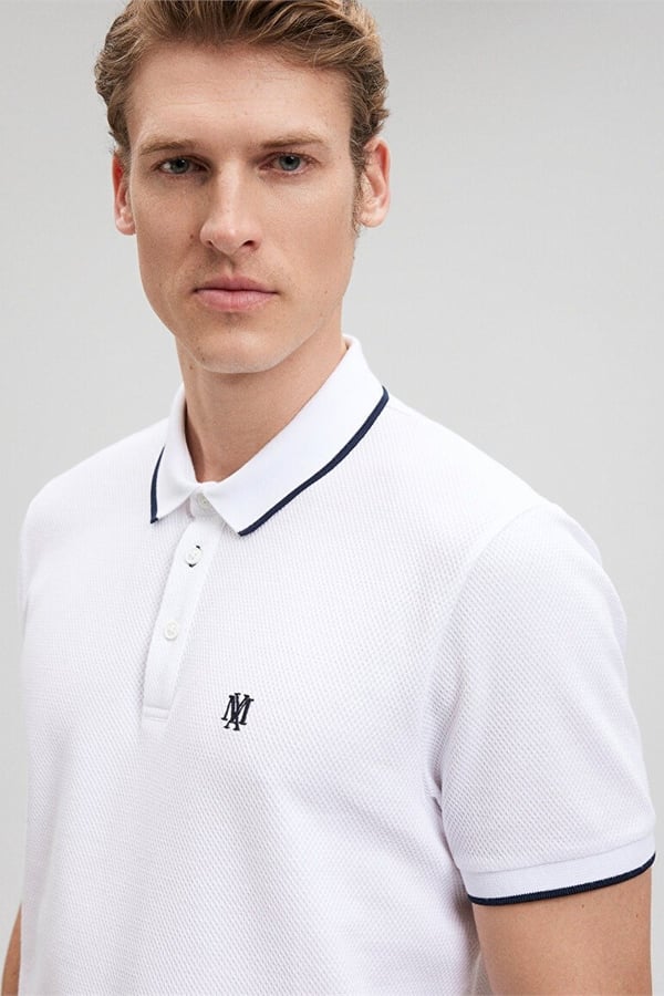 Mavi POLO TİŞÖRT Beyaz Beyaz Erkek T-Shirt