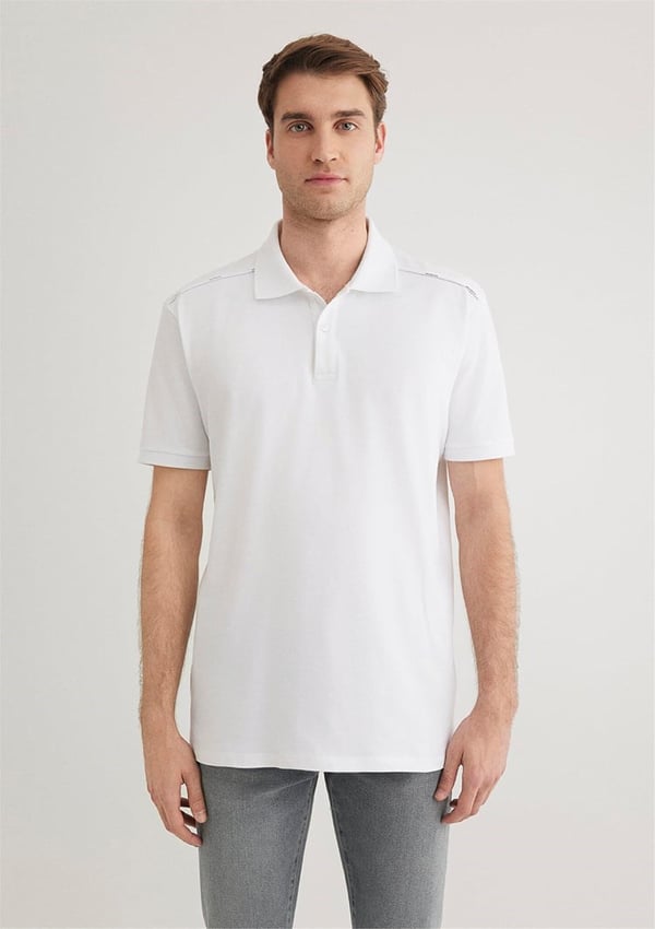 Mavi POLO TİŞÖRT Beyaz Beyaz Erkek T-Shirt