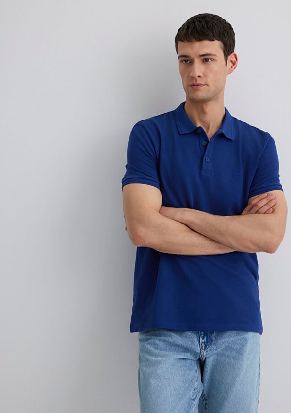 Mavi POLO TİŞÖRT Derin Lacivert Saks Erkek T-Shirt