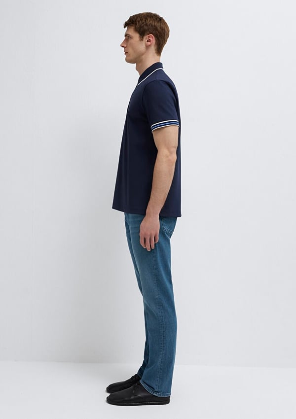 Mavi POLO TİŞÖRT Gece Lacivert Lacivert Erkek T-Shirt