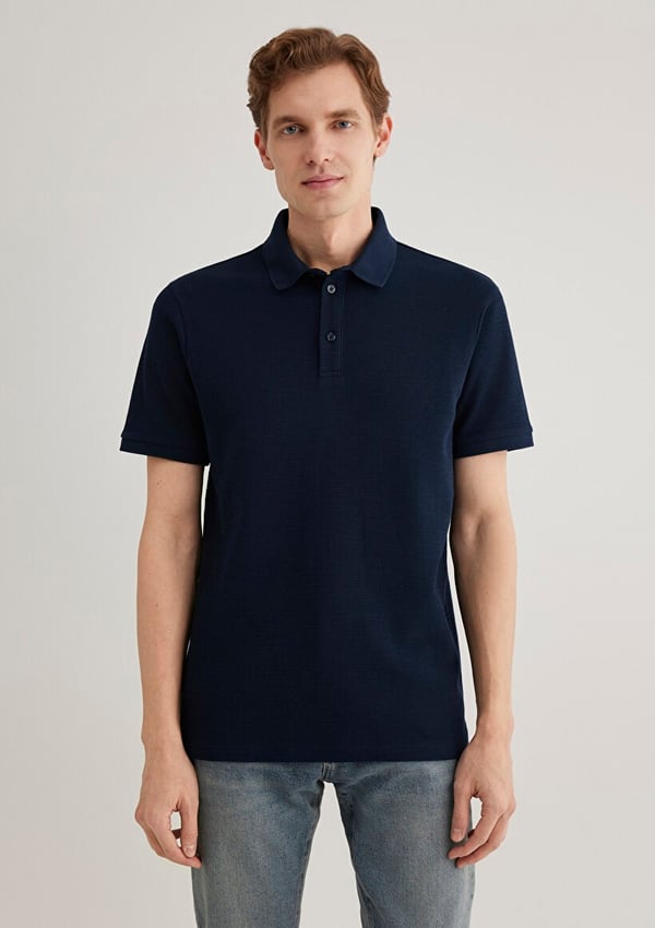 Mavi POLO TİŞÖRT Gece Lacivert Lacivert Erkek T-Shirt