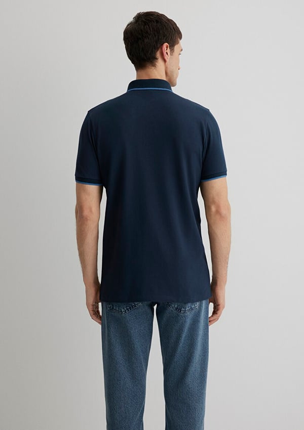 Mavi POLO TİŞÖRT Gece Lacivert Lacivert Erkek T-Shirt