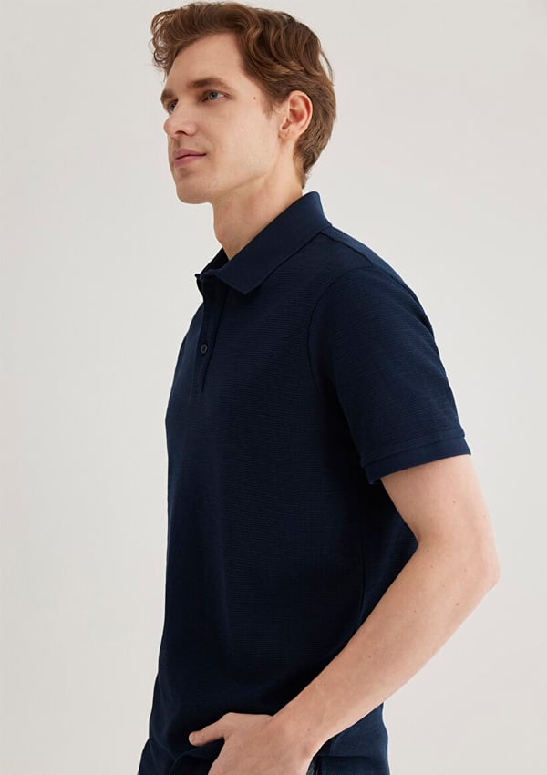 Mavi POLO TİŞÖRT Gece Lacivert Lacivert Erkek T-Shirt
