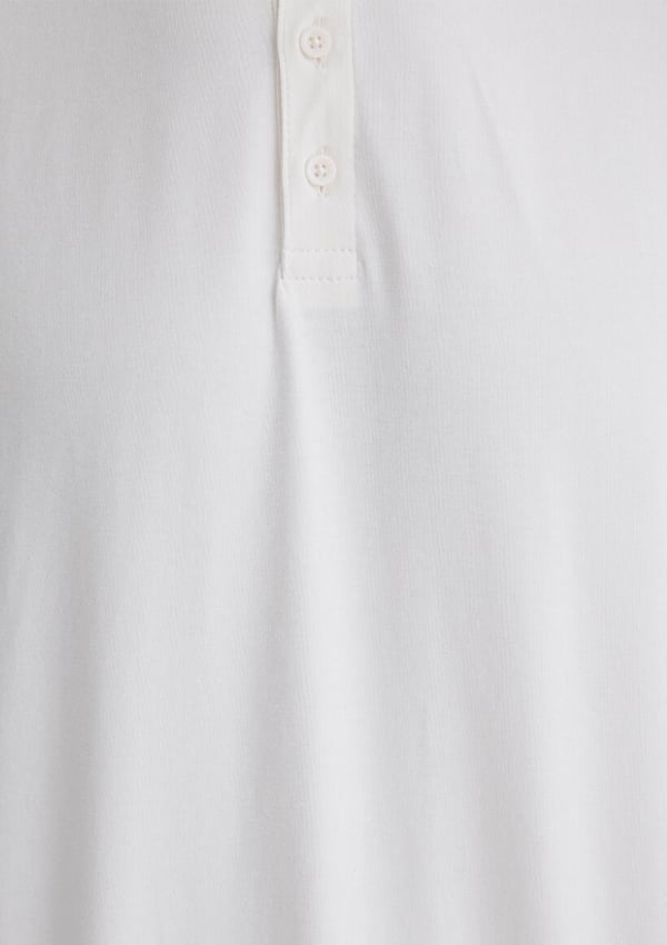 Mavi POLO TİŞÖRT Kırık Beyaz Beyaz Erkek T-Shirt
