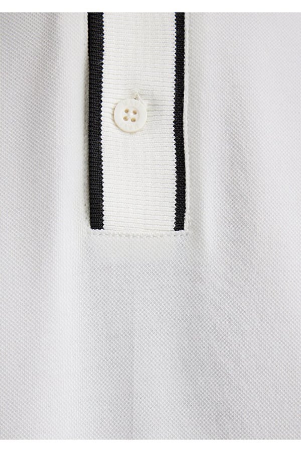 Mavi POLO TİŞÖRT Kırık Beyaz Kırık Beyaz Erkek T-Shirt