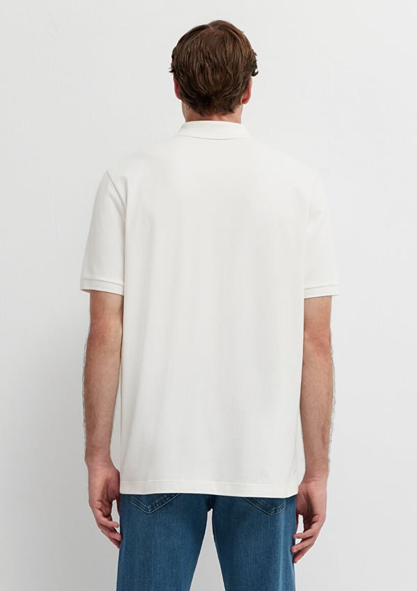 Mavi POLO TİŞÖRT Kırık Beyaz Kırık Beyaz Erkek T-Shirt