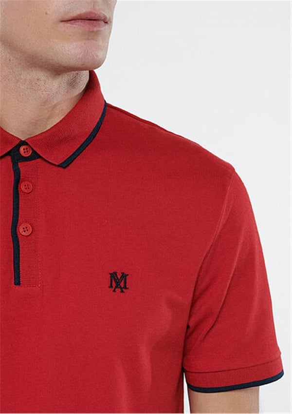 Mavi POLO TİŞÖRT Kırmızı Kırmızı Erkek T-Shirt