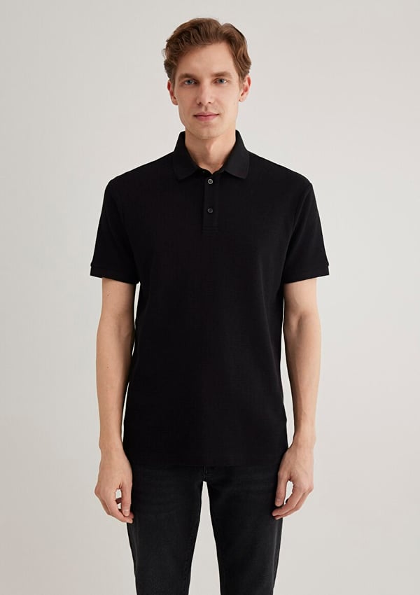 Mavi POLO TİŞÖRT Siyah Siyah Erkek T-Shirt