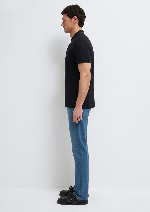 Mavi POLO TİŞÖRT Siyah Siyah Erkek T-Shirt