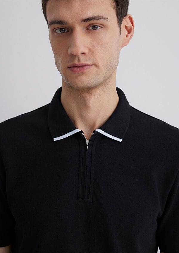 Mavi POLO TİŞÖRT Siyah Siyah Erkek T-Shirt
