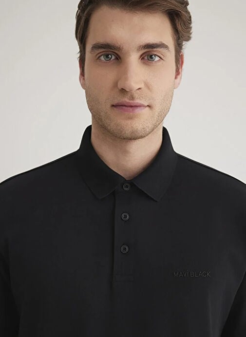 Mavi POLO TİŞÖRT Siyah Siyah Erkek T-Shirt