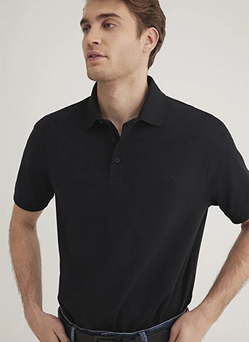 Mavi POLO TİŞÖRT Siyah Siyah Erkek T-Shirt