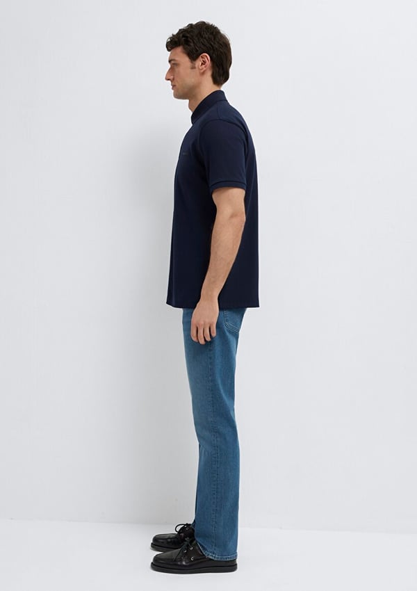 Mavi POLO TİŞÖRT Sky Captain Lacivert Erkek T-Shirt