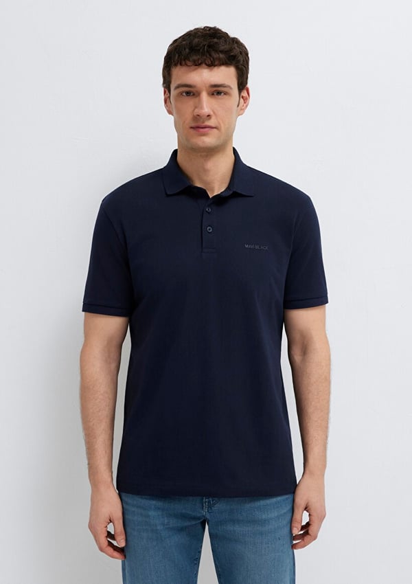 Mavi POLO TİŞÖRT Sky Captain Lacivert Erkek T-Shirt