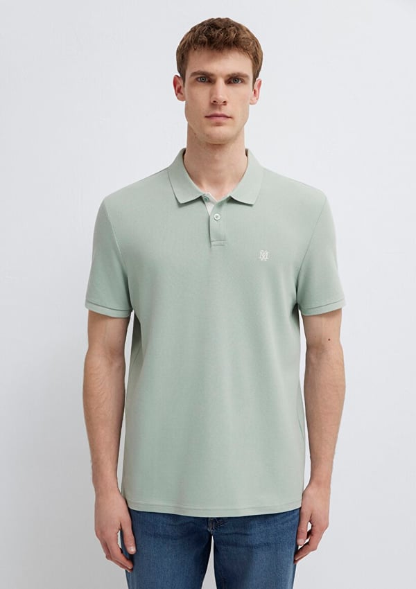 Mavi POLO TİŞÖRT Soluk Toz Yeşil Turkuaz Erkek T-Shirt