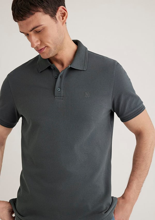 Mavi POLO TİŞÖRT Yosun Yeşili Gri Erkek T-Shirt