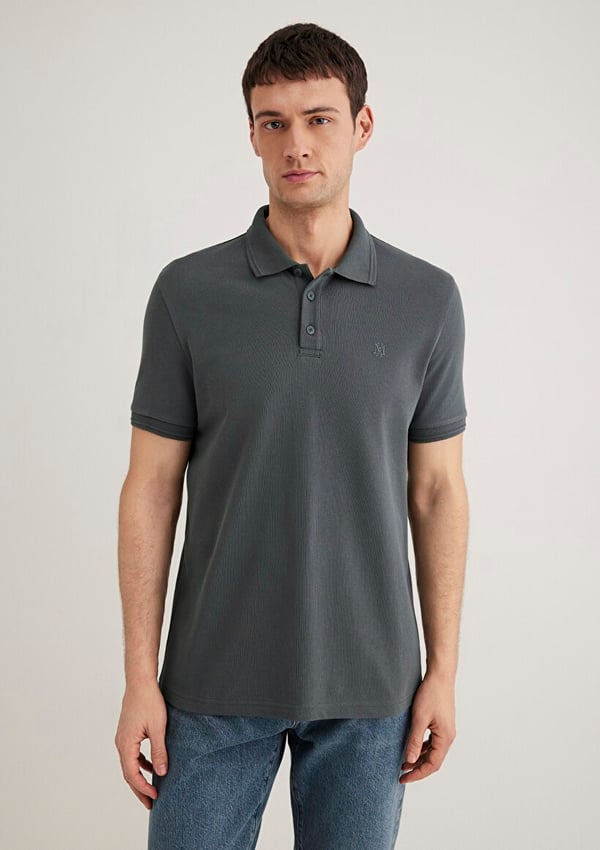 Mavi POLO TİŞÖRT Yosun Yeşili Gri Erkek T-Shirt