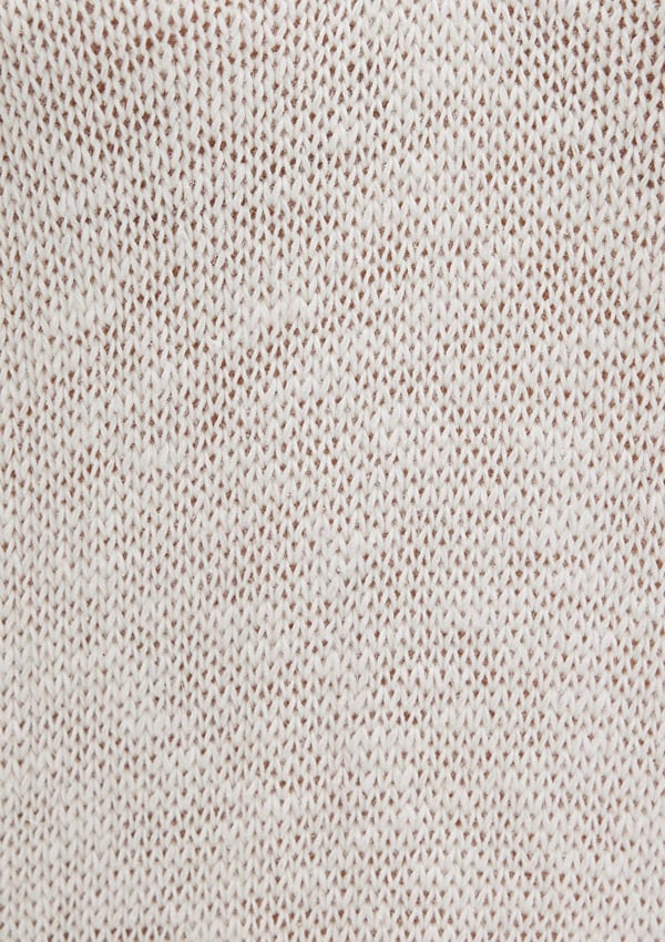 Mavi POLO YAKA KAZAK Chocolate Brown Stripe Bej Kadın Kazak