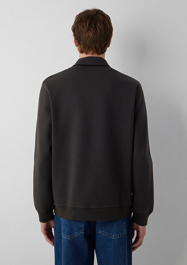 Mavi POLO YAKA SWEATSHIRT Espresso Kahverengi Erkek Sweatshirt